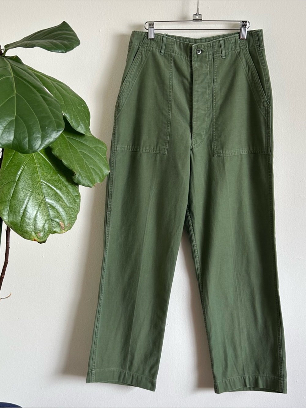 Vintage Sateen OG-107 Army Fatigue Pants